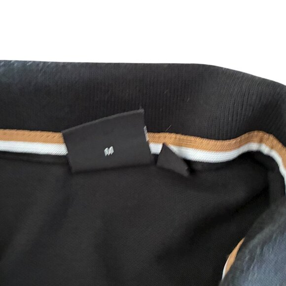 Boss Hugo Boss Men's Black Shot Sleeve Polo Shirt Medium - Picture 9 of 9